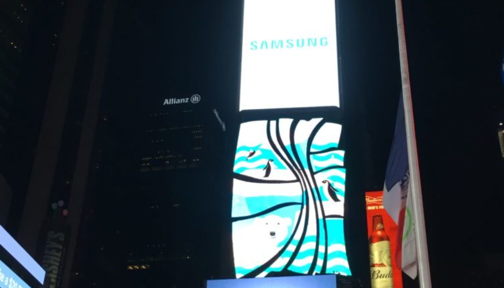 Red Steps Time Square