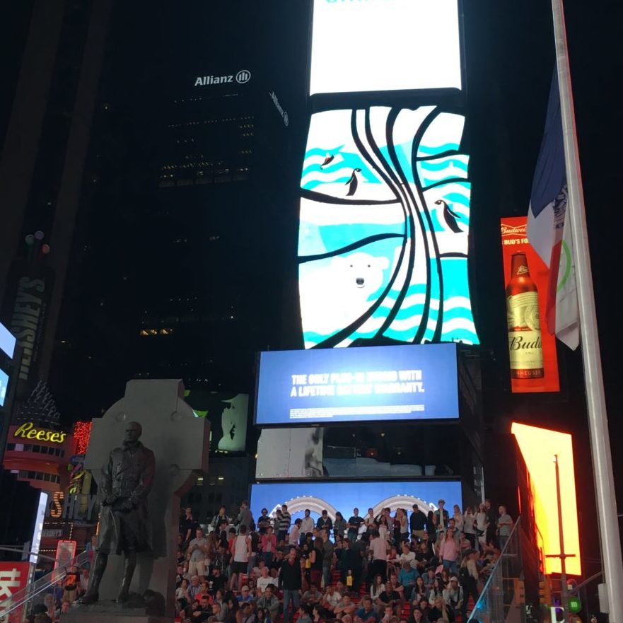 Red Steps Time Square
